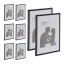 8 foto rāmīšu komplekts 30,5x22x1,5 cm, melns