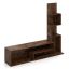 TV galds 144,5x29,5x121cm, brūnas krāsas