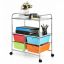 Тележка с ящиками 58,5x37x75см, разных цветов
