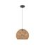 Karājamā lampa 43x34cm, gaiši brūna/melna krāsa