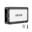 Car audio amplifier VEVOR MXD600.4, 4 channels, Black, 24.5 × 14.5 × 4.8 cm