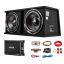 Car subwoofer set VEVOR T-1202A, 2 speakers, 80.3 × 38 × 36.5 cm