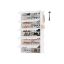 SONGMICS Shoe Rack, 10 Compartments, Grey
