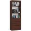 Biroja plaukts R60 CLP, 3 atvilktnes un 2 plaukti, brūna, 60 × 180 × 35 cm
