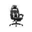 Spēļu krēsls OBG73BW, melns/balts