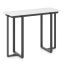 Konsole 107x40x79,5 cm, baltas/melns
