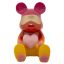 Decorative figurine Rainbow teddy bear, sitting, 21.5 × 32 × 20.5 cm