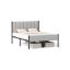 VASAGLE double bed frame, 207 × 141.5 × 104 cm