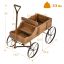 Подставка для цветов 62x34x60см, коричневого цвета