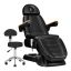 Elektriskais skaistumkopšanas krēsls Sillon Lux 273B, ar tabureti AM-304, Melns