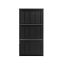 Тумба для обуви 61x26x120см., черного цвета