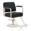 Hydraulic barber chair Omega Aurora, black, 49-59 cm