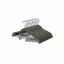 Set of trousers hangers, 12 pcs., grey