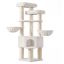 Cat scratching post FEANDREA, Multi-level, 55 × 186.7 × 55 cm