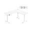 Corner desk VASAGLE LSD264W01, 2 memory positions, 140 × 160 × 72–120 cm