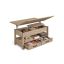 Coffee table VASAGLE LCT254L01, 2 drawers, 4 compartments, 100 × 64.1 × 50 cm