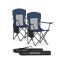 SONGMICS Camping Chairs, 2 pcs, Blue, 51.5 × 86.5 × 97 cm