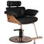 Barber chair Gabbiano Florence, with hydraulic adjustment, Black