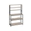 Полка кухонная 40x100x167см., серо-черная