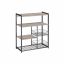 Полка кухонная 35x80x95см., серо-черная