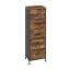 SONGMICS BELLAH chest of drawers, 5 drawers, brown/black, 39.6 × 117.7 × 30 cm