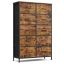 SONGMICS LGS123BH04 chest of drawers, 6 drawers, 76.7 × 116.7 × 30 cm