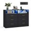 VASAGLE CUSTOS chest of drawers, 40 × 119 × 81.2 cm