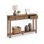 VASAGLE console table, 3 drawers and shelf, 120 × 76 × 24 cm