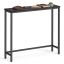 Konsoles galds VASAGLE LNT035BA01, Pelēks/melns, 80 × 81,2 × 20 cm