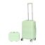 Suitcase with suitcase, 4 double wheels, 37 × 56.5 × 22 cm