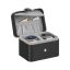 SONGMICS Watch Box, 2 Compartments, Black, 10.1 × 12 × 8.5 cm