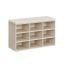 Скамейка для прихожей 30,3x78,5x48 см., светло-коричневый/кремовый цвет