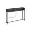 Konsoles galds 25x120x81.1cm, melns