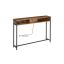 Konsoles galds 25x120x81.1cm, brūns/melns