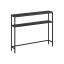 Konsoles galds 20x100x80cm, melns