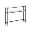 Konsoles galds 20x100x80cm, melns/balts
