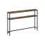 Konsoles galds 20x120x80cm, melns/brūns