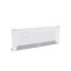 Bed guardrail Tulano Cover 48, White/Grey, 77 × 26 × 7 cm