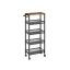 Полка кухонная 22x45,4x99,6см., черно-коричневая