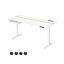 Elektriski augstumā regulējams rakstāmgalds 70x160x120cm, balts