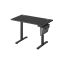 Elektriski augstumā regulējams rakstāmgalds 60x110x120 cm, melns/pelēks