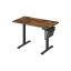 Elektriski augstumā regulējams rakstāmgalds 60x110x120cm, melns/brūns