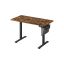 Elektriski augstumā regulējams rakstāmgalds 60x120x120 cm, melns/brūns