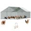 Metal chicken coop enclosure VEVOR JD362, 3 × 6 × 2 m