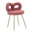 Mini chair ILARY, Pink/gold