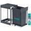 SONGMICS undermount trash can, 20 l, Gray, 34.7 × 25.7 × 43.4 cm