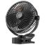 Pārnēsājams ventilators VEVOR Lok-M8AG, ar skavu, Melns, 26 × 30,5 × 11,2 cm