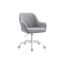 Biroja krēsls 62x62x93,5 cm., pelēks/balts