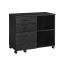Biroja skapis 40x80x66cm, melns