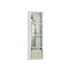 VASAGLE Custos bookshelf, 3 tiers, White, 30 × 106 × 24 cm